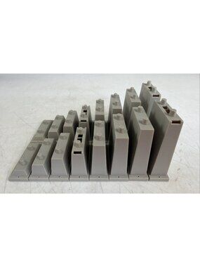 Life-Like Power Loc Train Bridge Pier Riser Support Set 16 HO Scale Gauge